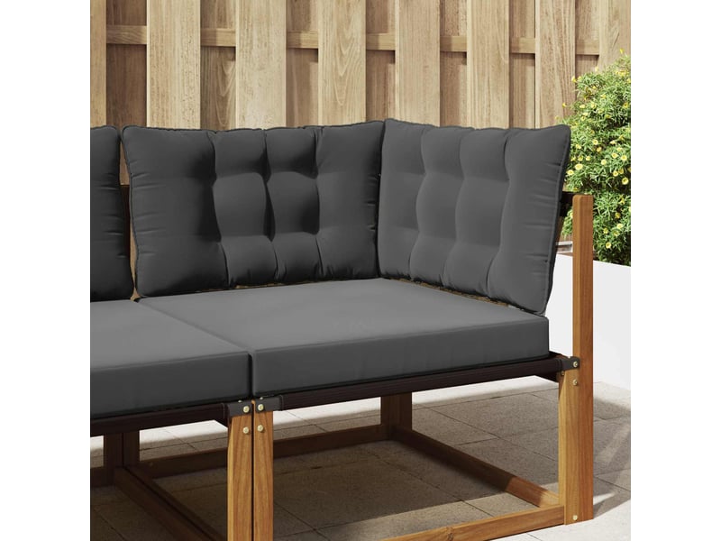  Coussin de canapé d'extérieur, coussin de chaise polyester anthracite cf54005  - Conforama B