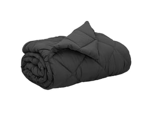 Duvet - couette d'été simple 220 x 200 cm été 200 gsm anthracite
