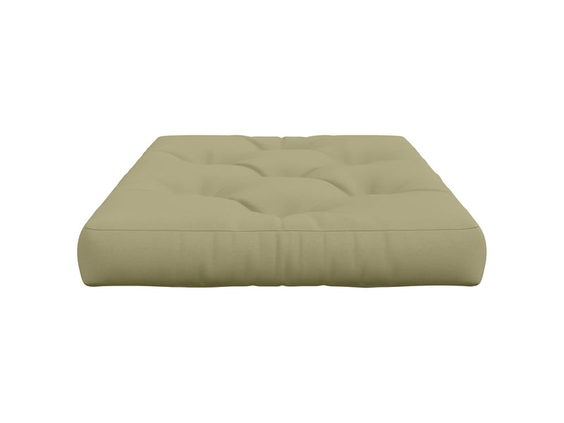 Coussin de siège en palette, coussin d'assise vianen 100 % polyester vert clair cf55906 - Conforama D