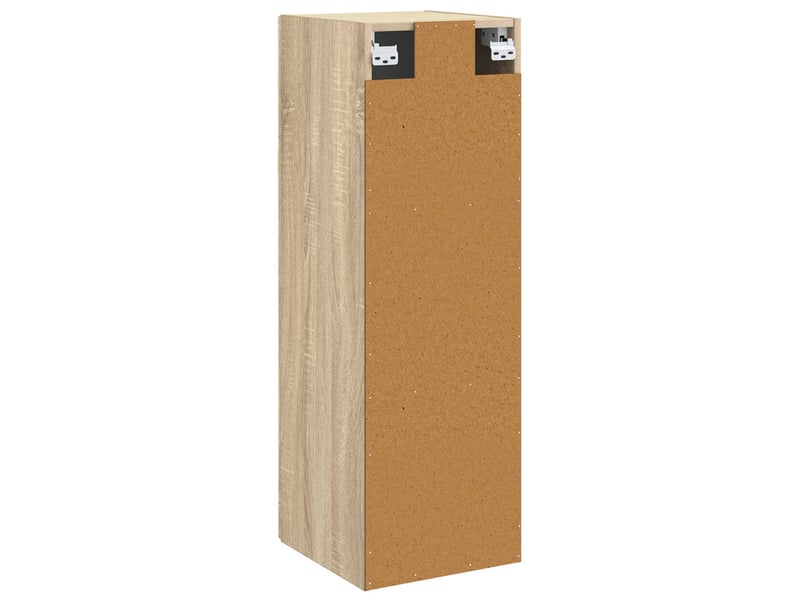  Cabinet salle de bain mural, meuble de rangement chêne sonoma 33x34.5x60 cm shl9749  - Conforama E