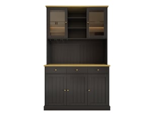 Buffet    <strong>ZOVIRA</strong> <strong></strong> - 120 cm coloris noir 