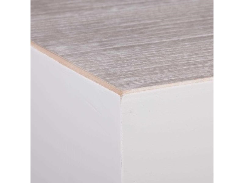  Table en bois et métal 160x80x80h  - Conforama D