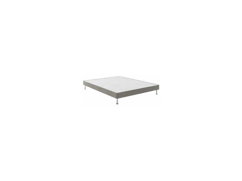  Sommier tapissier bultex robusto 2 places 2x80x200 cm en chenille beige structure sapin 7745028 - Conforama A