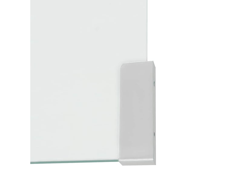  Table basse | table d'appoint salon 98x45x30 cm verre trempé transparent  - Conforama E