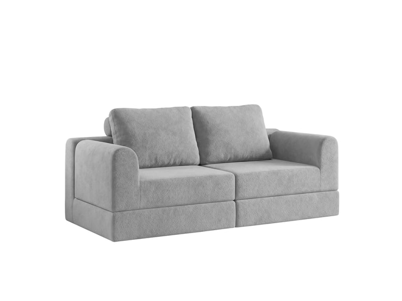  Canapé-lit convertible et pliable, fauteuil-lit multifonctionnel avec mousse à mémoire de forme et soutien dorsal,beige  - Conforama A