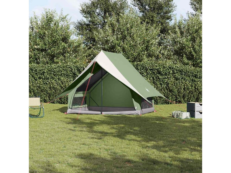  Tente de camping, tente familiale 220x220x184 cm polyester et fibre de verre shl64267  - Conforama B
