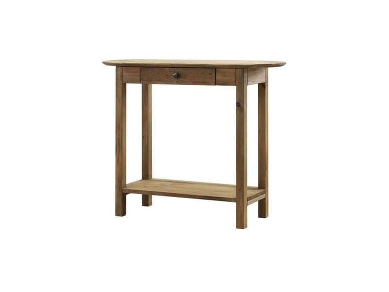  Meuble d'entrée en bois marron 95x35x76h cm  - Conforama B