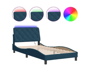 Lit simple 100x200 cm    coloris bleu