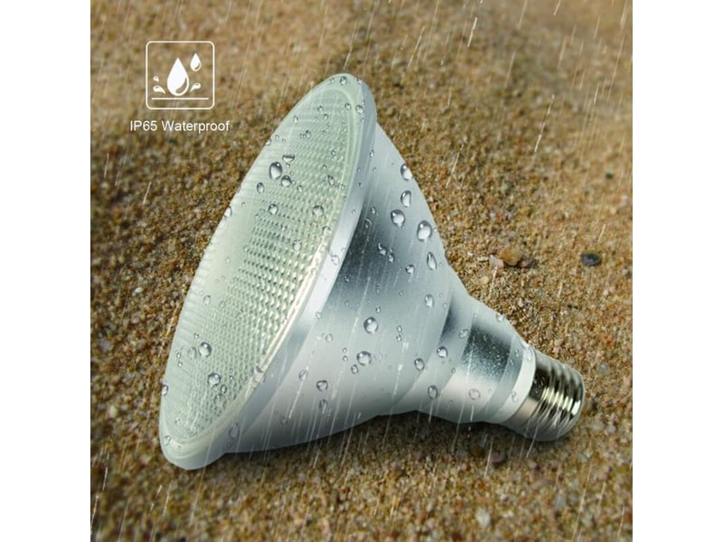  Ampoule led e27 rgbw par38 spot 20w extérieur ip65 télécommande (20w)  - Conforama C