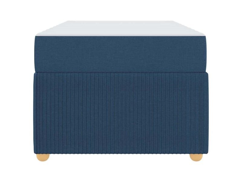 Lit simple- lit adulte - cadre de lit bleu 100 x 200 cm tissu - Conforama D