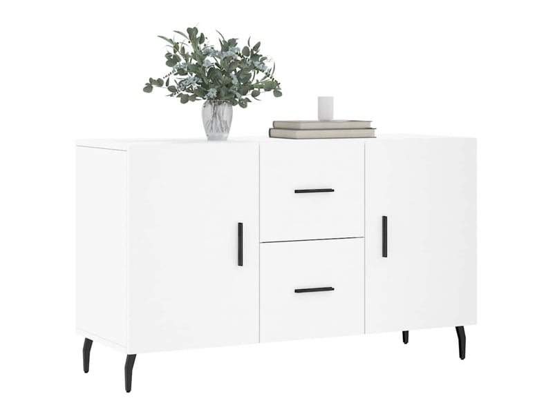  Buffet - bahut - meuble de rangement blanc 100x36x60 cm bois d'ingénierie  - Conforama C