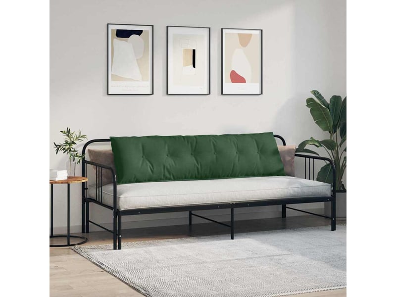 Coussin de dos, coussin de dossier vert jungle 180 x 50 cm tissu en velours côtelé cf55112 - Conforama D
