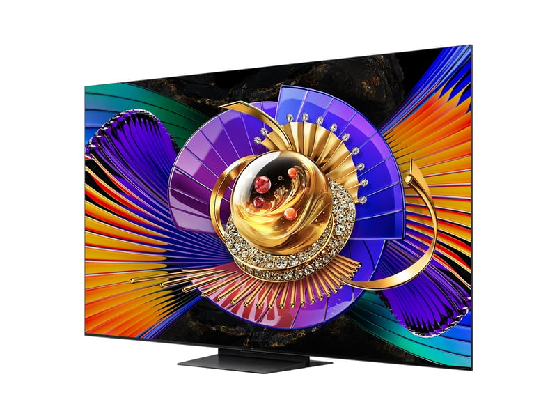  75c7l-tcl c7l sqd-mini led tv smart tv, wifi, noir  - Conforama C
