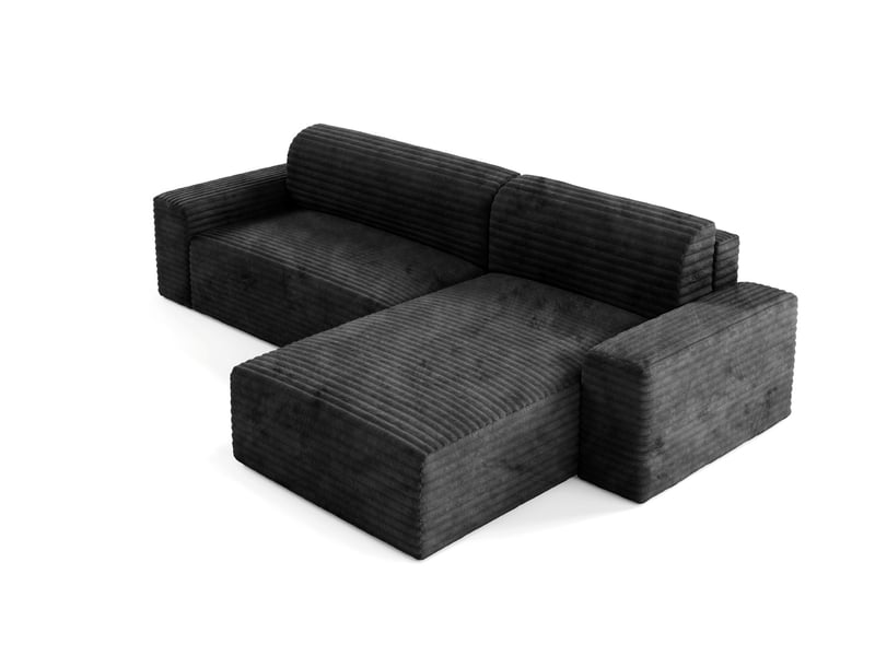  Canapé d’angle coco l avec fonction de couchage couleur : tilia 100  - Conforama D