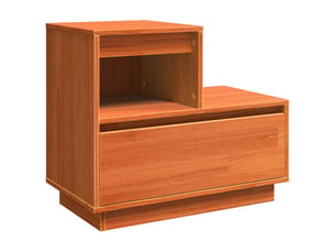 Table de chevet - cabinet de chevet - table de nuit  marron 60 x 34 x 51 cm bois d'ingénierie