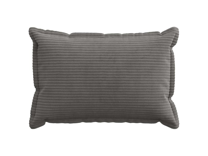  Lot de 6 housses de coussin houten gris foncé 30 x 50 cm cf49825  - Conforama A