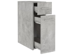 Armoire d'apothicaire rangement pratique 20 x 45,5 x 60 cm en bois gris béton 02_0047788