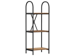 Étagère 3 niveaux, étagère de rangement 40 x 30 x 109 cm bois d'ingénierie shl907