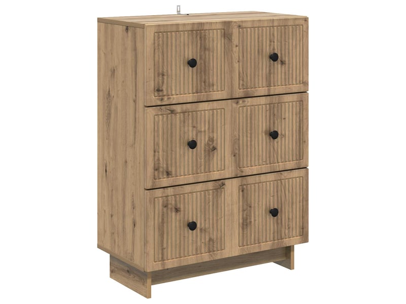  Armoire de rangement bureau, armoire à tiroirs 66 x 34,5 x 90 cm bois d'ingénierie shl565  - Conforama A