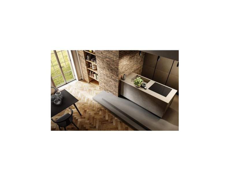 Elica - table de cuisson aspirante induction 72cm 4 feux 7400w noir prf0210741 - PRF0210741 - Conforama E