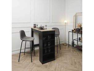 tabouret de bar  <strong>THE HOME DECO FACTORY</strong>  - gris