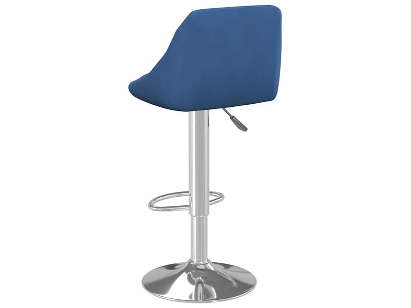  Tabouret de bar, chaise de bar bleu velours shl73155  - Conforama E