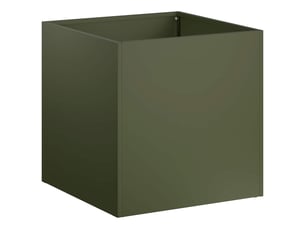 Jardinière - cache-pot de jardin vert olive 35 x 35 x 35 cm