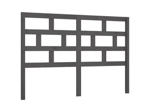 Tete de lit A poser largeur 156 cm   gris