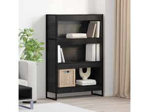 Bibliotheque coloris noir <strong></strong> <strong></strong> - 80 cm x 121 cm