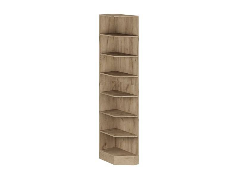 Vicco etagère de cuisine, chêne doréchêne doré, 30cm avec 7 compartiments - Conforama A