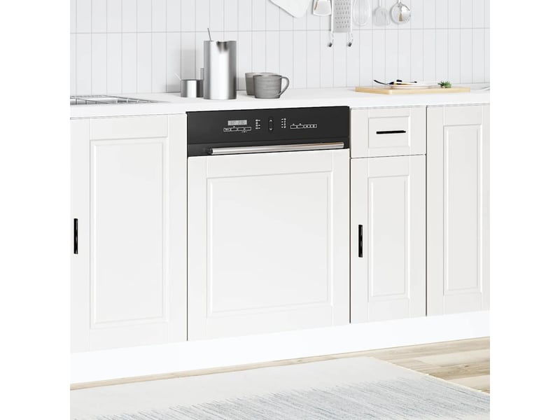  Panneau de lave-vaisselle blanc 60x1,5x57cm  - Conforama C