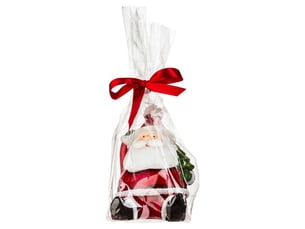 Bougie père noël assis et sapin 120 gr