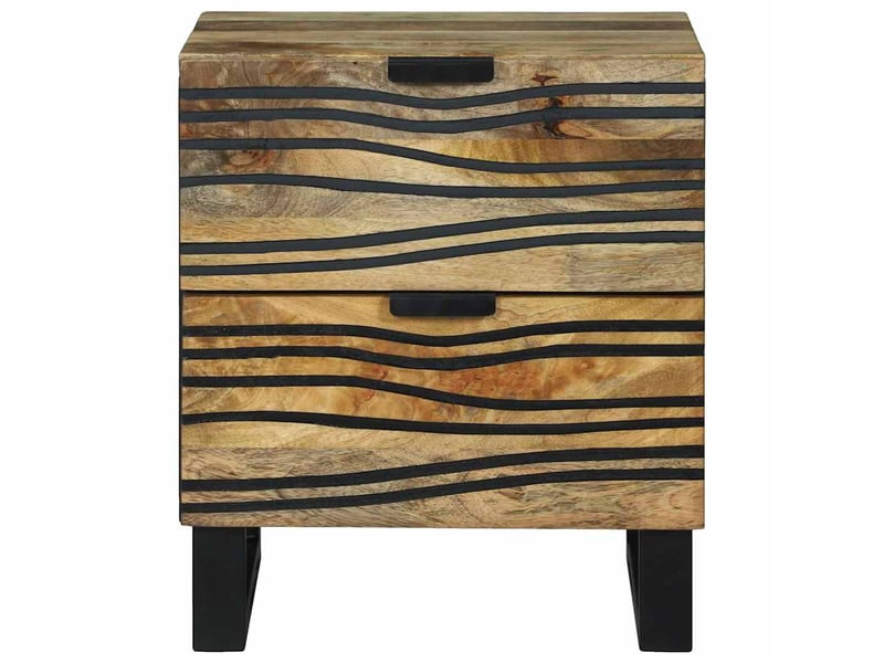  Table de chevet étroite, table de nuit naturel 40 x 33 x 46 cm bois d'ingénierie shl5111  - Conforama C
