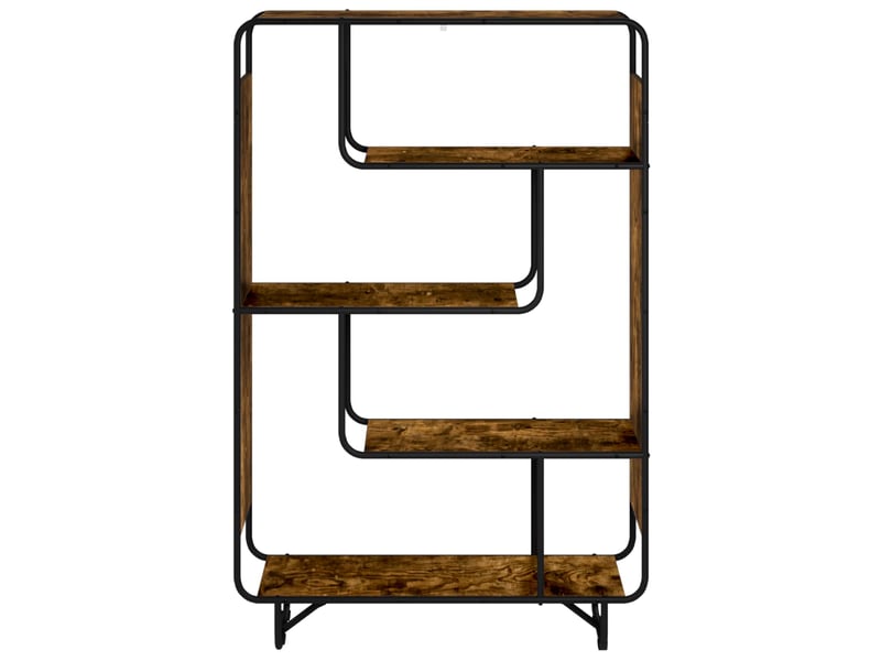  Buffet haut, buffet de rangement chêne fumé 93.5x37.5x144 cm bois d'ingénierie  - Conforama C