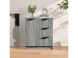 Buffet - bahut - meuble de rangement sonoma gris 60x30x70 cm bois d'ingénierie