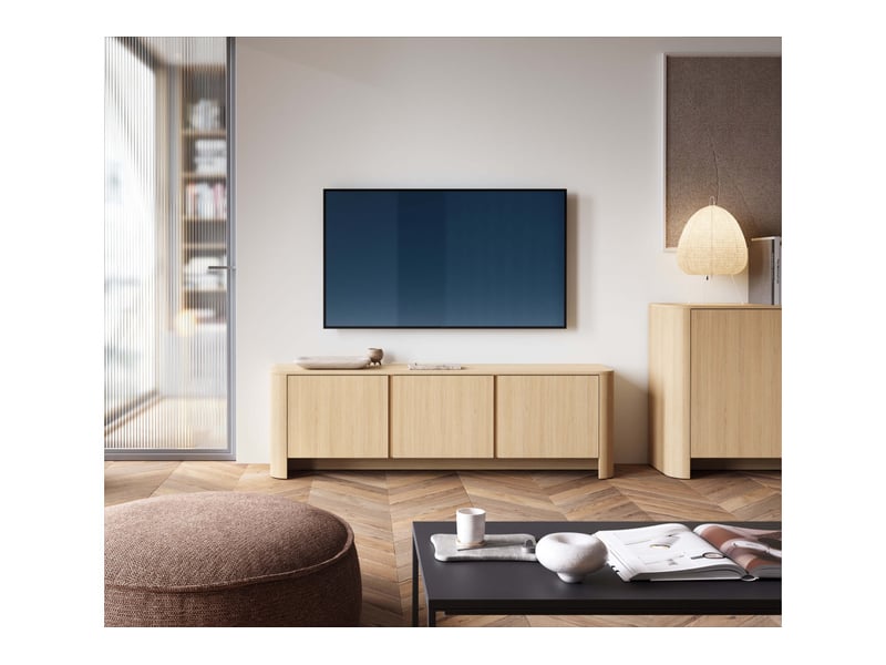  Meuble tv savio 3 portes - chêne SAVIO - Conforama B