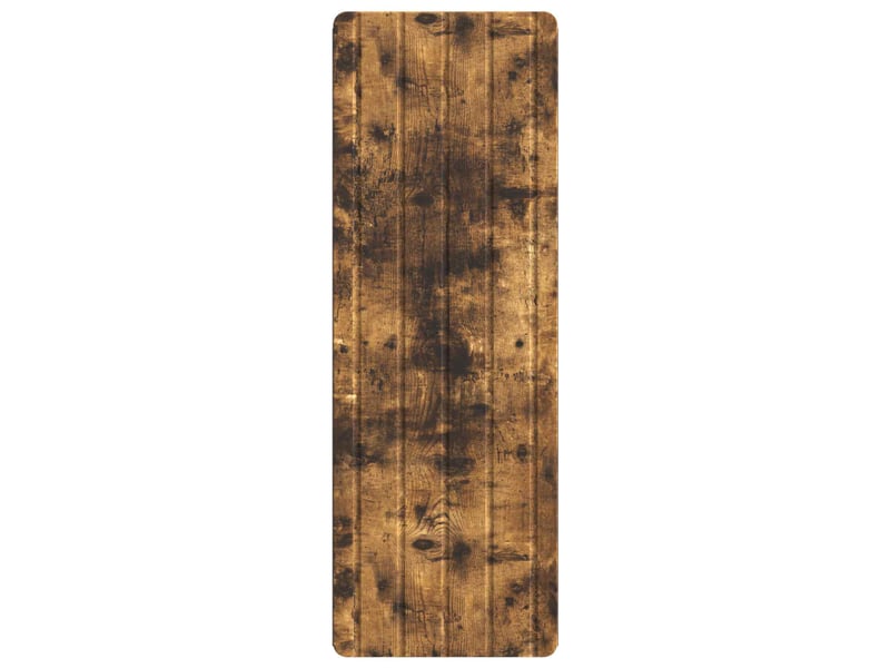  Armoire murale salon, meuble de rangement chêne fumé 33 x 34,5 x 94 cm bois d'ingénierie  - Conforama D