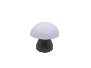 Veilleuse champignon à tapoter, lumière blanc chaud – lampe d'ambiance pour chambre, chevet et table-noir