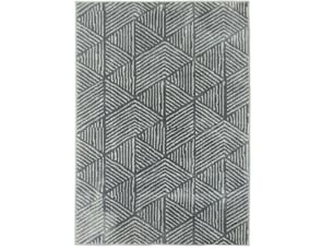Tapis de salon 150x80 cm lavable — gris foncé