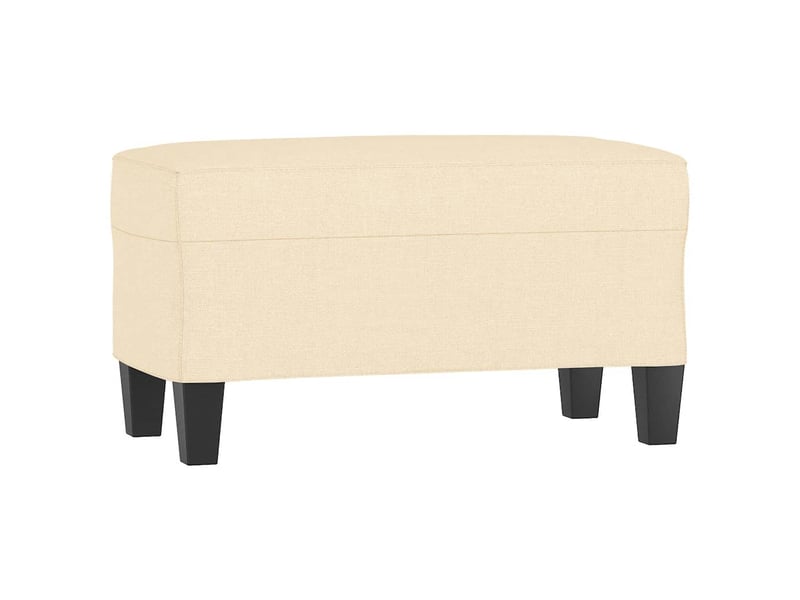  Banc d'entrée, banc d'intérieur crème 70x35x41 cm tissu shl79228  - Conforama A