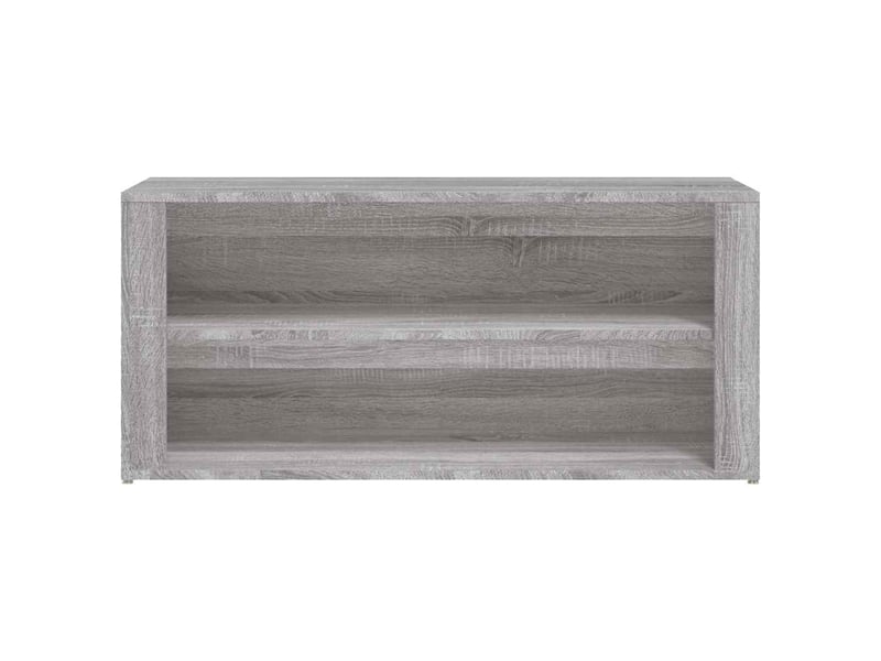  Meuble à chaussures, étagère à chaussures sonoma gris 100x35x45 cm bois d'ingénierie  - Conforama E