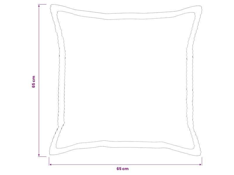  Lot de 2 housses de coussin houten gris vert clair 65 x 65 cm cf49330  - Conforama E