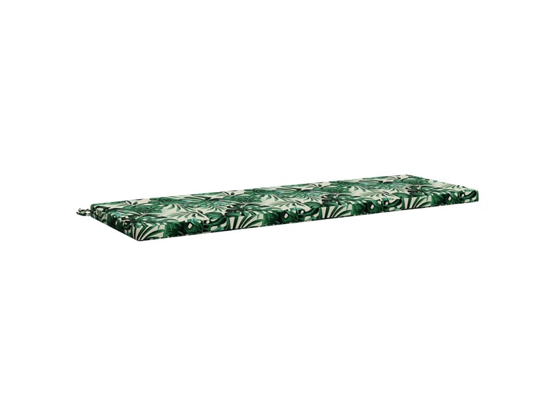 Lot de 2 coussins de banc, coussins d'assise soest 100 % polyester motif feuilles cf56816 - Conforama D