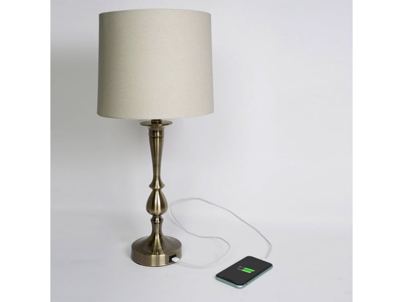  Lampe à poser fabrilamp khalifa e27 coloris cuir 60,5 x 28 x 28 cm 130871014 - Conforama C