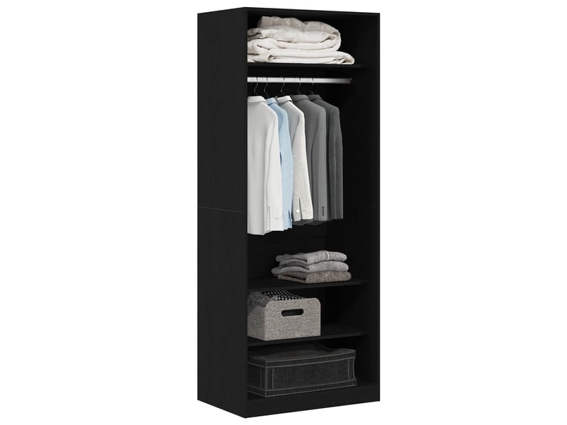 Armoire chambre, armoire de rangement chêne artisanal 80x50x200 cm bois d'ingénierie  - Conforama C