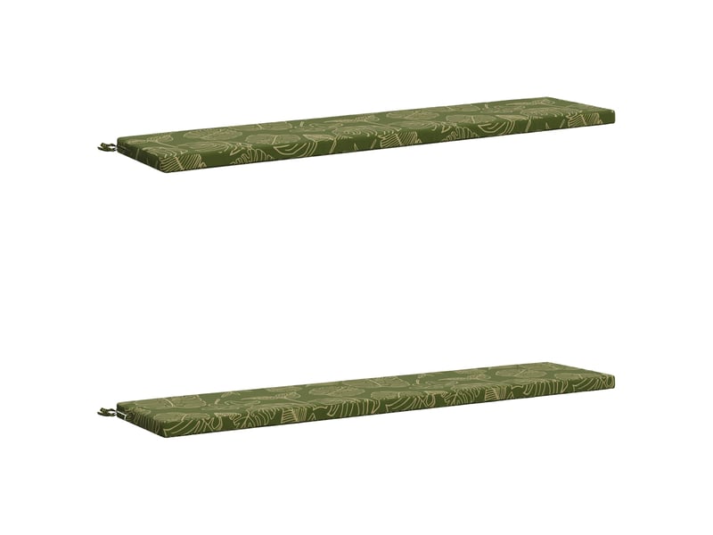 Lot de 2 coussins de banc, coussins d'assise soest 100 % polyester cf56904 - Conforama A