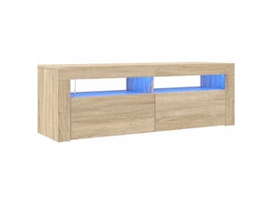 Meuble tv coloris marron 120 cm <strong></strong>  <strong></strong>