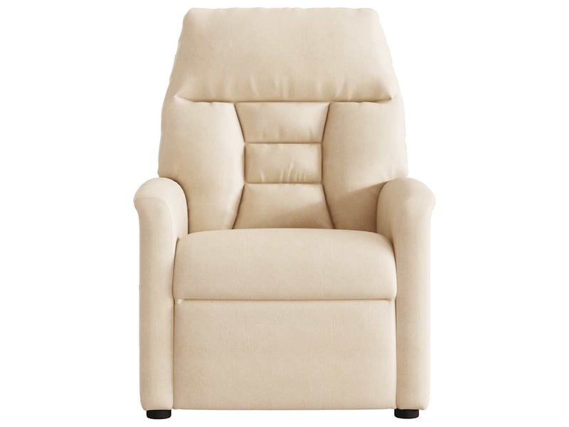  Vidaxl fauteuil inclinable électrique beige tissu microfibre  - Conforama E