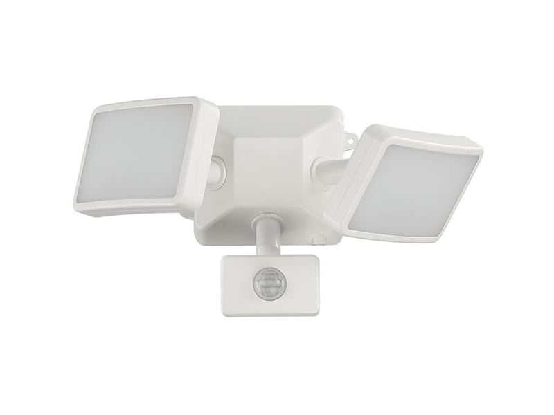 Lampes de sécurité extérieures détecteur de mouvement, projecteur led 1600lm pir blanc froid secteur - rw - Conforama A