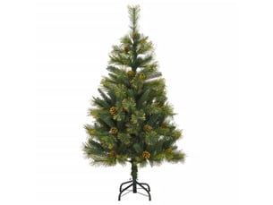 Sapin de noël - arbre de noël artificiel articulé avec pommes de pin 150 cm